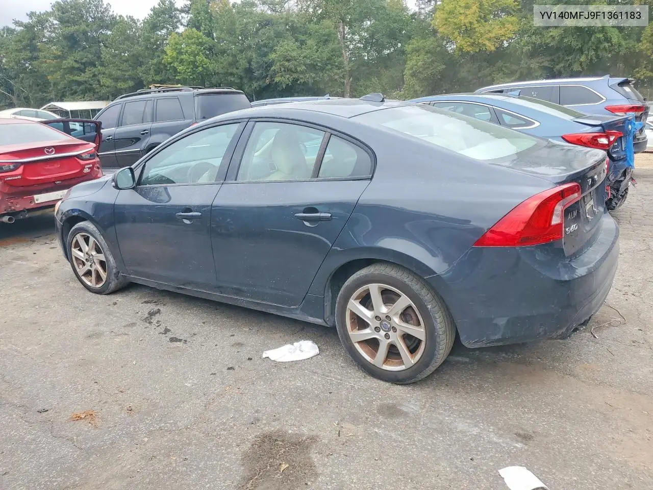 2015 VOLVO S60 VIN YV140MFJ9F1361183 — фото 2