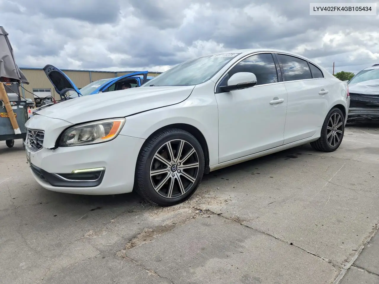 VOLVO S60 2016, VIN LYV402FK4GB105434