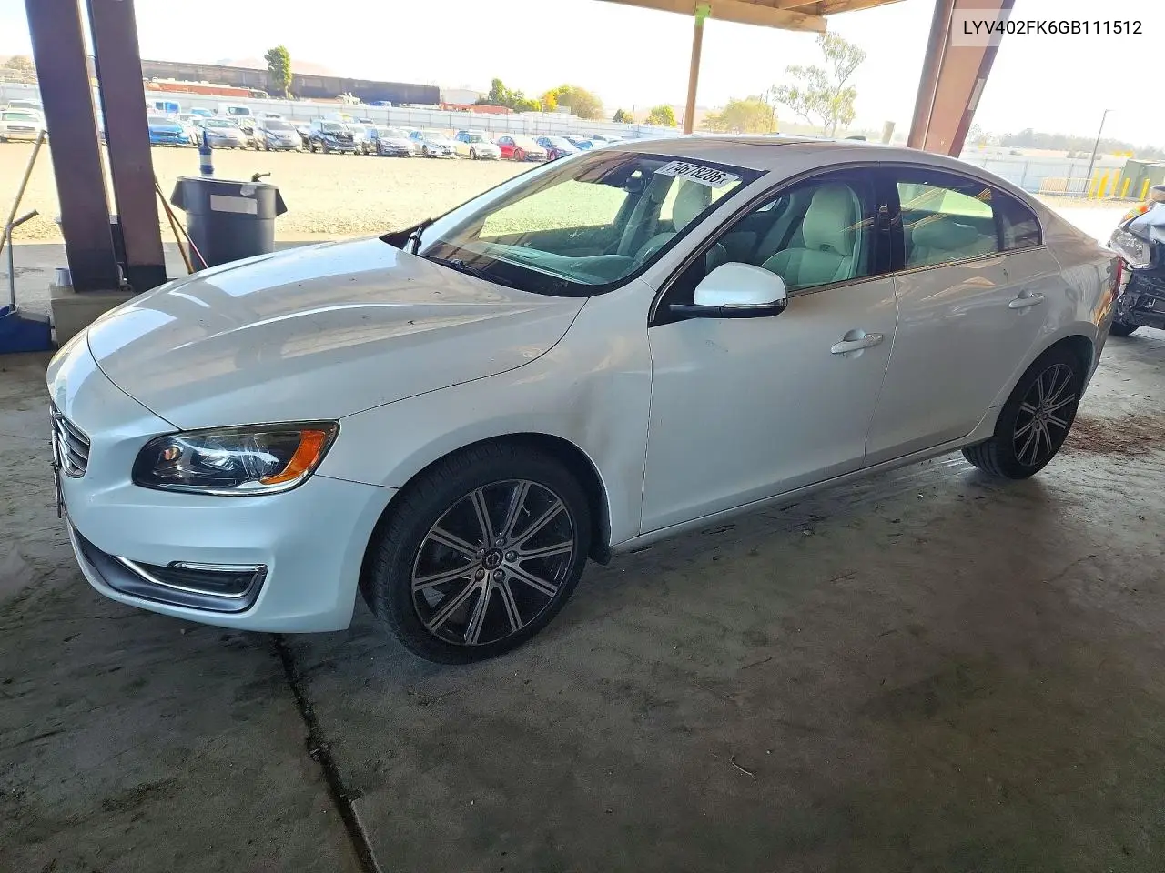 VOLVO S60 2016, VIN LYV402FK6GB111512