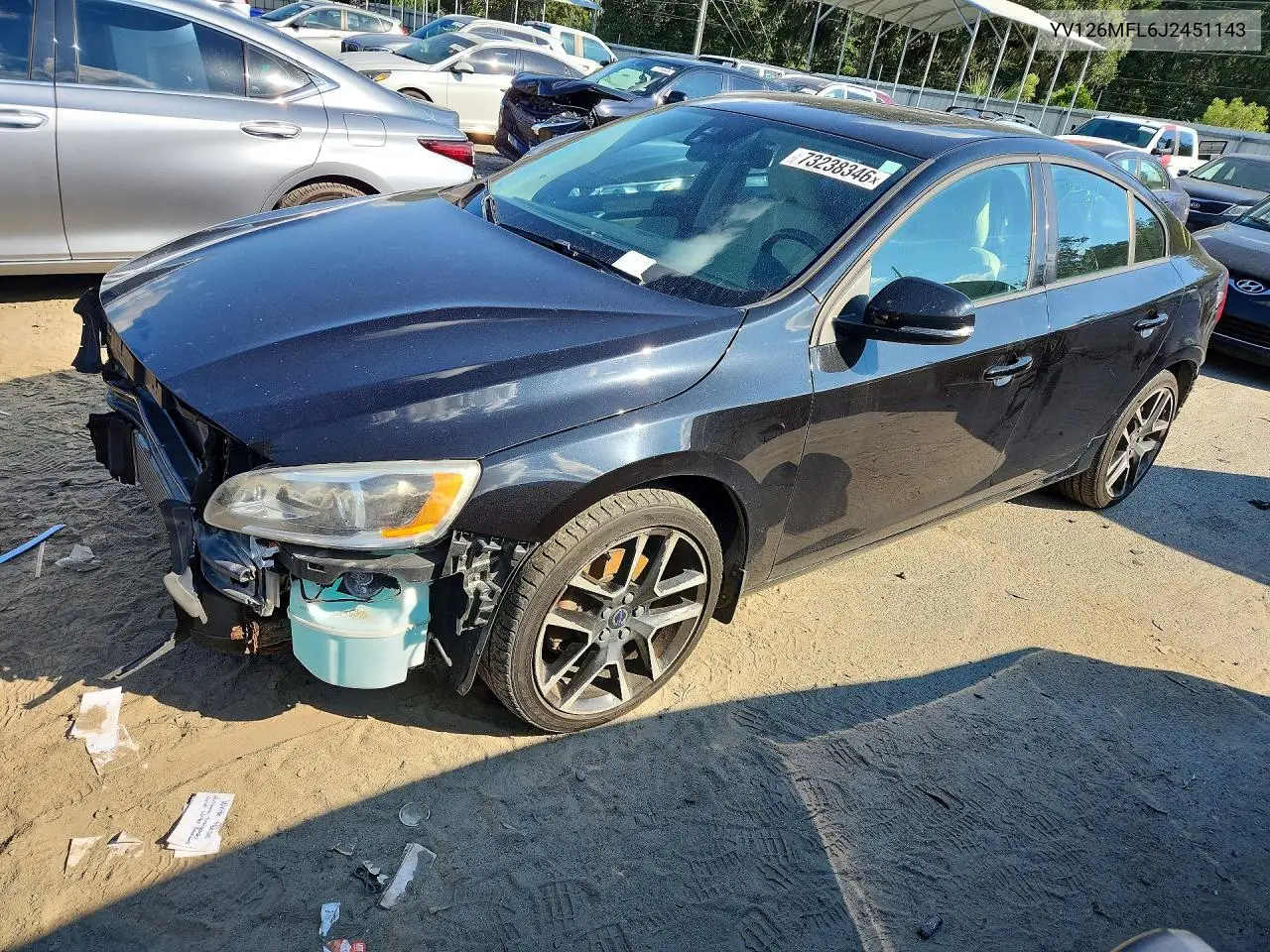 VOLVO S60 2018, VIN YV126MFL6J2451143