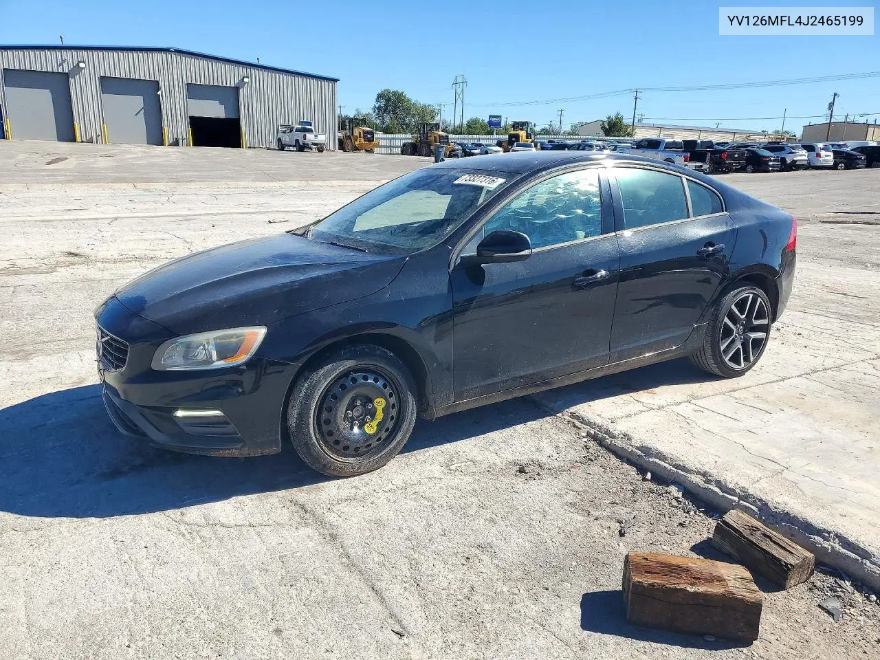VOLVO S60 2018, VIN YV126MFL4J2465199