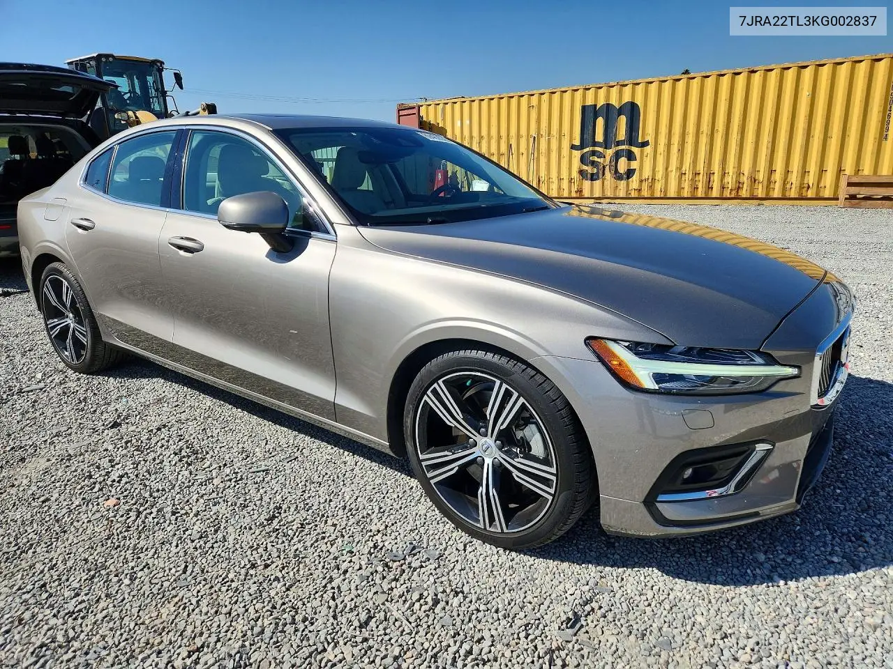 2019 VOLVO S60 VIN 7JRA22TL3KG002837 — фото 4