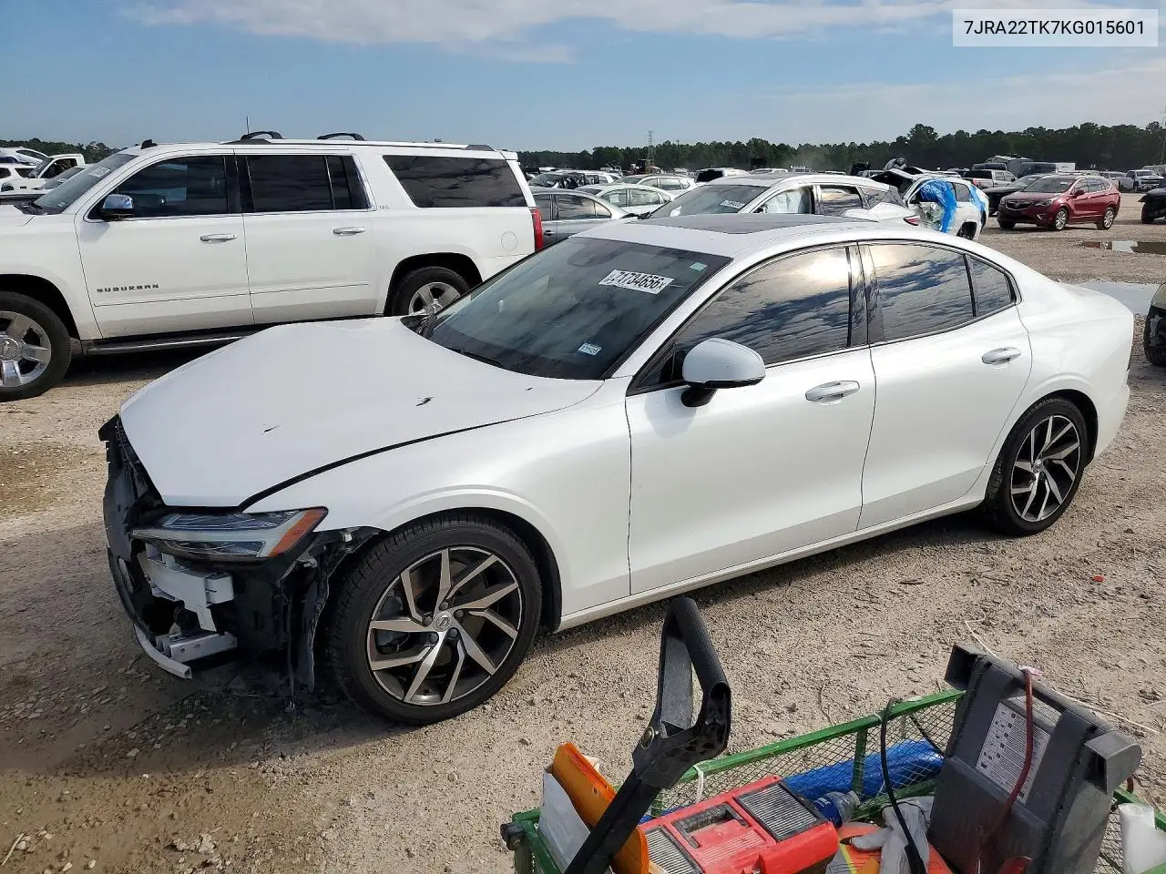 VOLVO S60 2019, VIN 7JRA22TK7KG015601