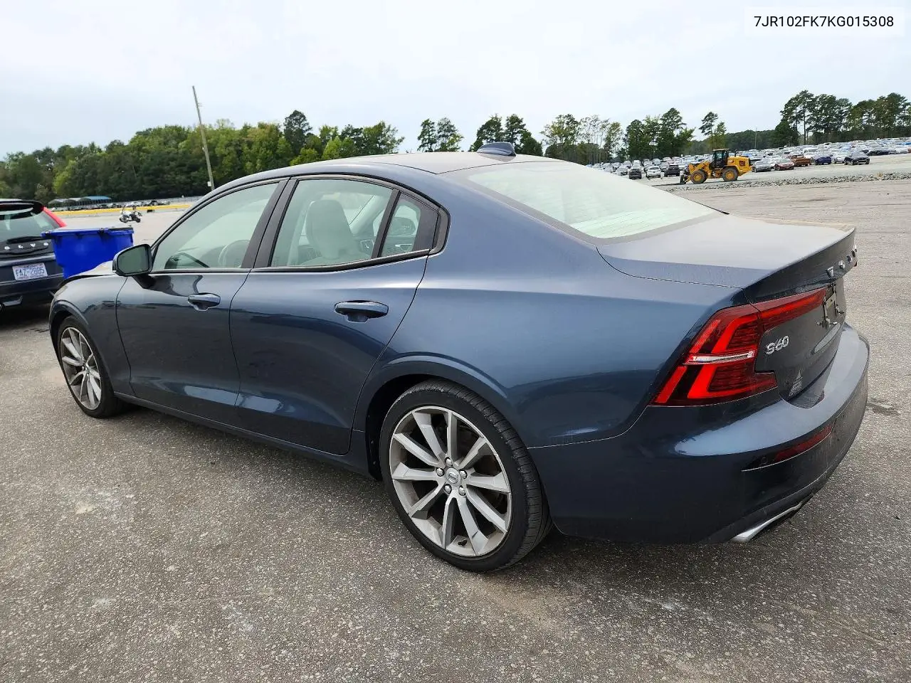 2019 VOLVO S60 VIN 7JR102FK7KG015308 — фото 2