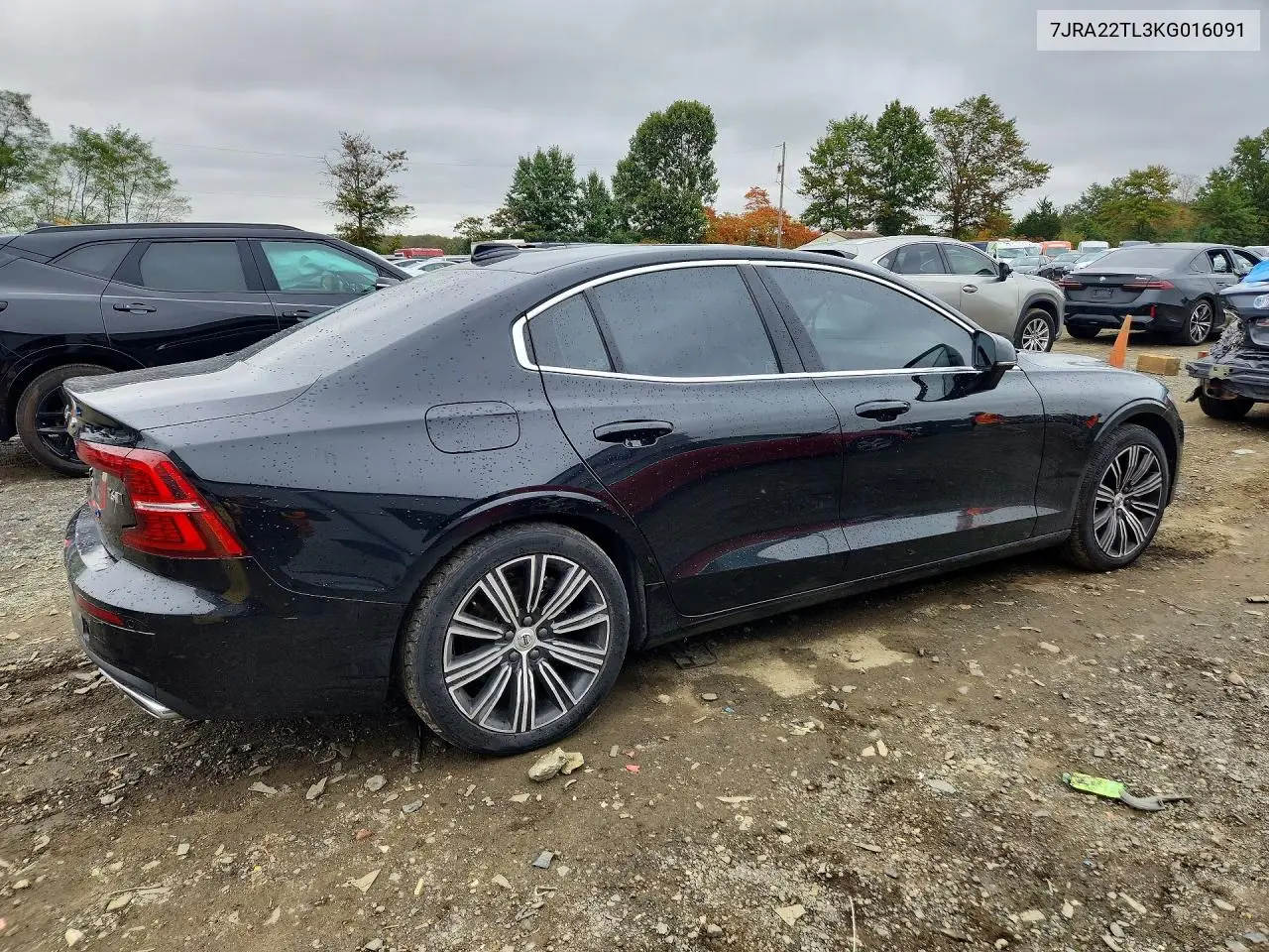 2019 VOLVO S60 VIN 7JRA22TL3KG016091 — фото 3