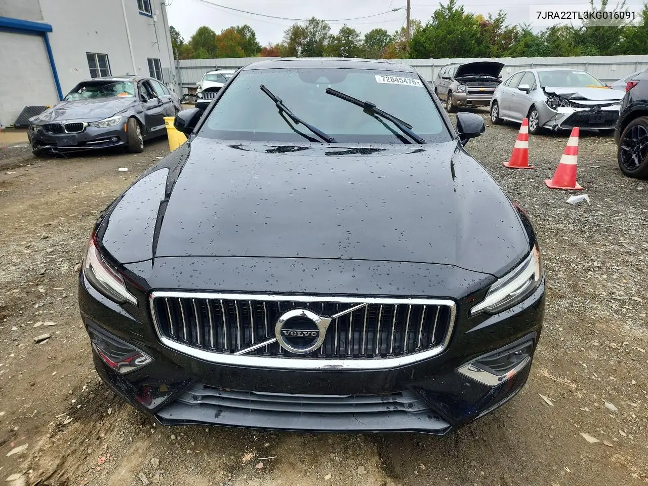 2019 VOLVO S60 VIN 7JRA22TL3KG016091 — фото 5