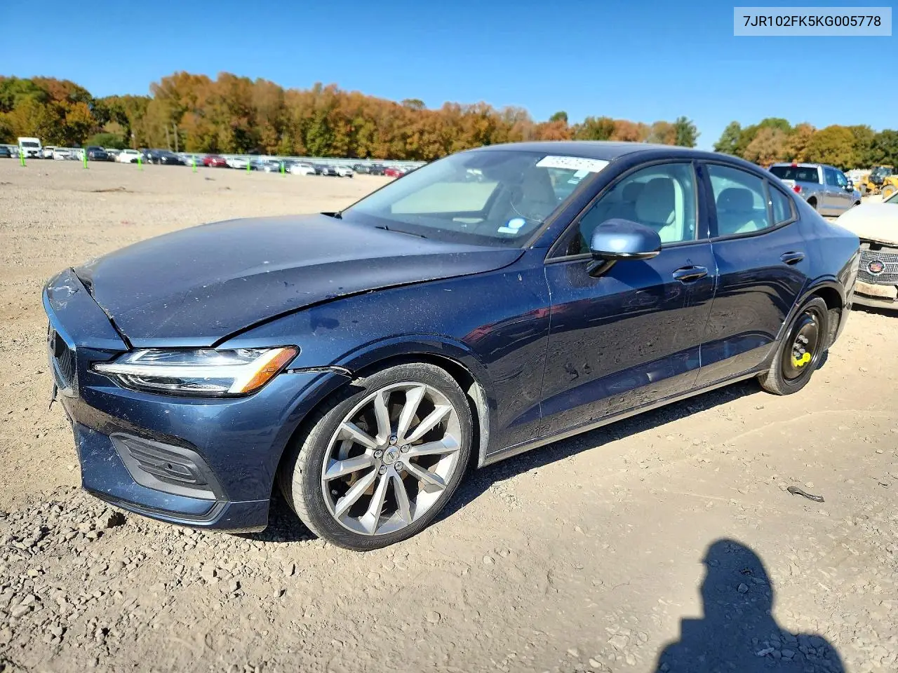 VOLVO S60 2019, VIN 7JR102FK5KG005778