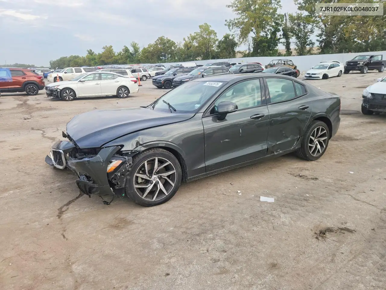 VOLVO S60 2020, VIN 7JR102FK0LG048037