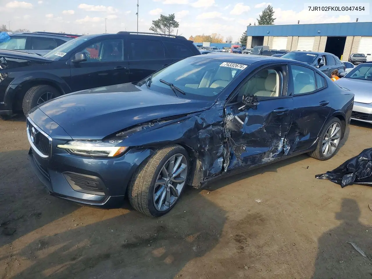 VOLVO S60 2020, VIN 7JR102FK0LG047454