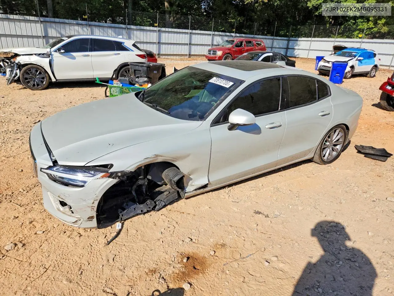 VOLVO S60 2021, VIN 7JR102FK2MG095331