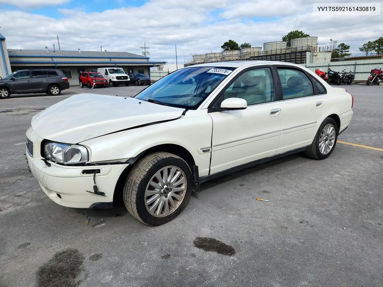 VOLVO S80 2006, VIN YV1TS592161430819