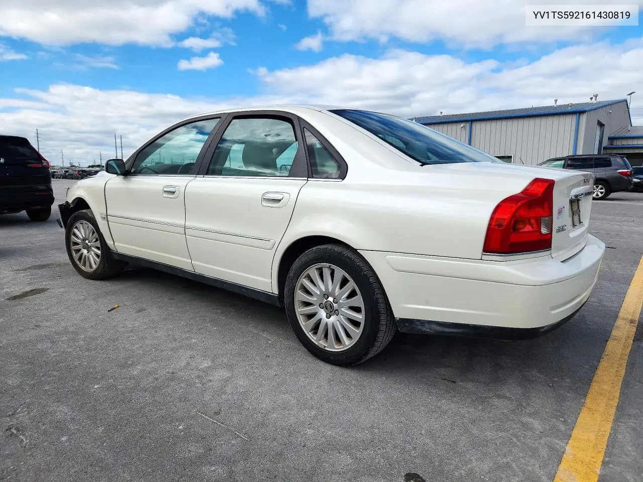 2006 VOLVO S80 VIN YV1TS592161430819 — фото 2