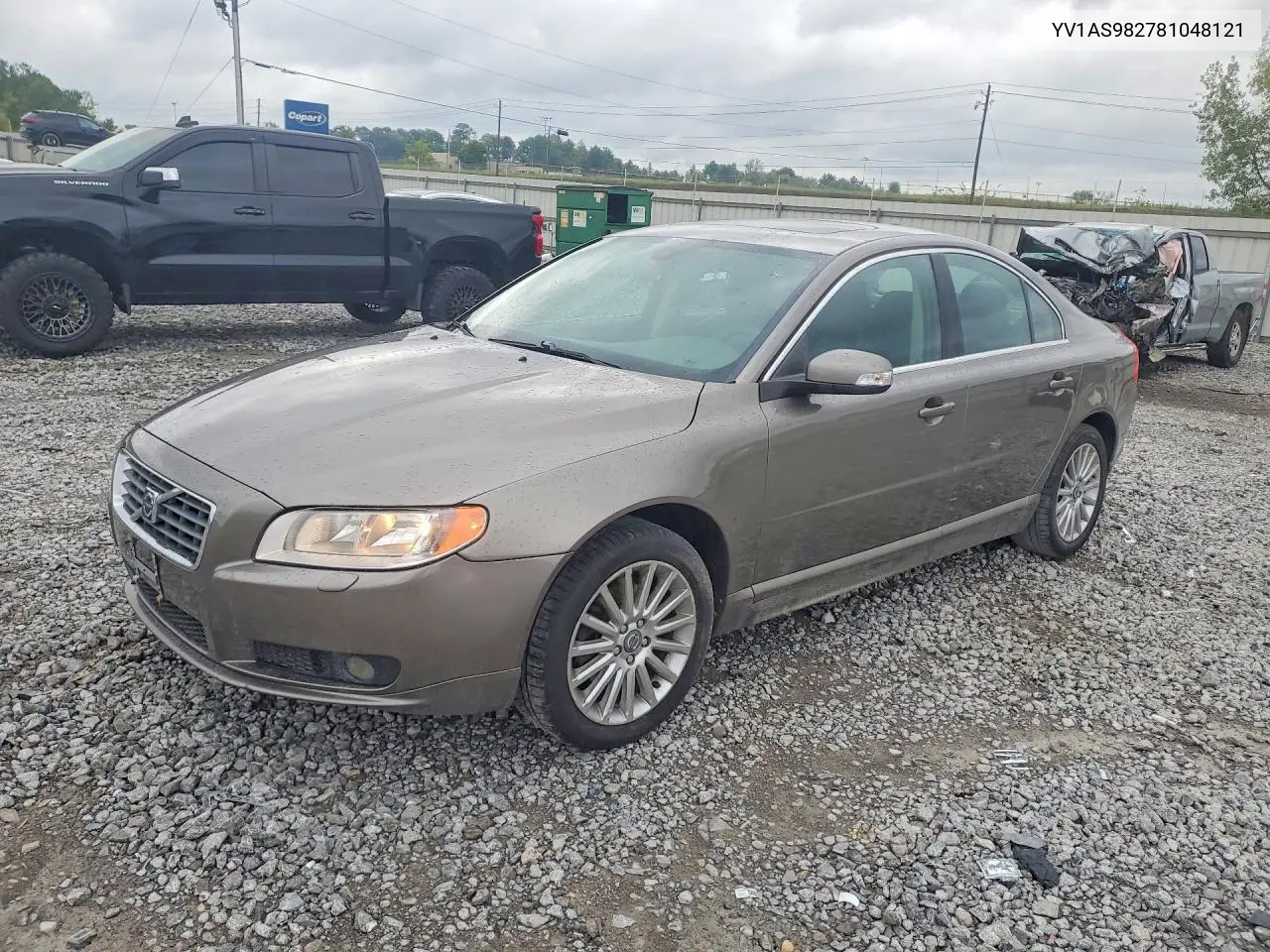 VOLVO S80 2008, VIN YV1AS982781048121