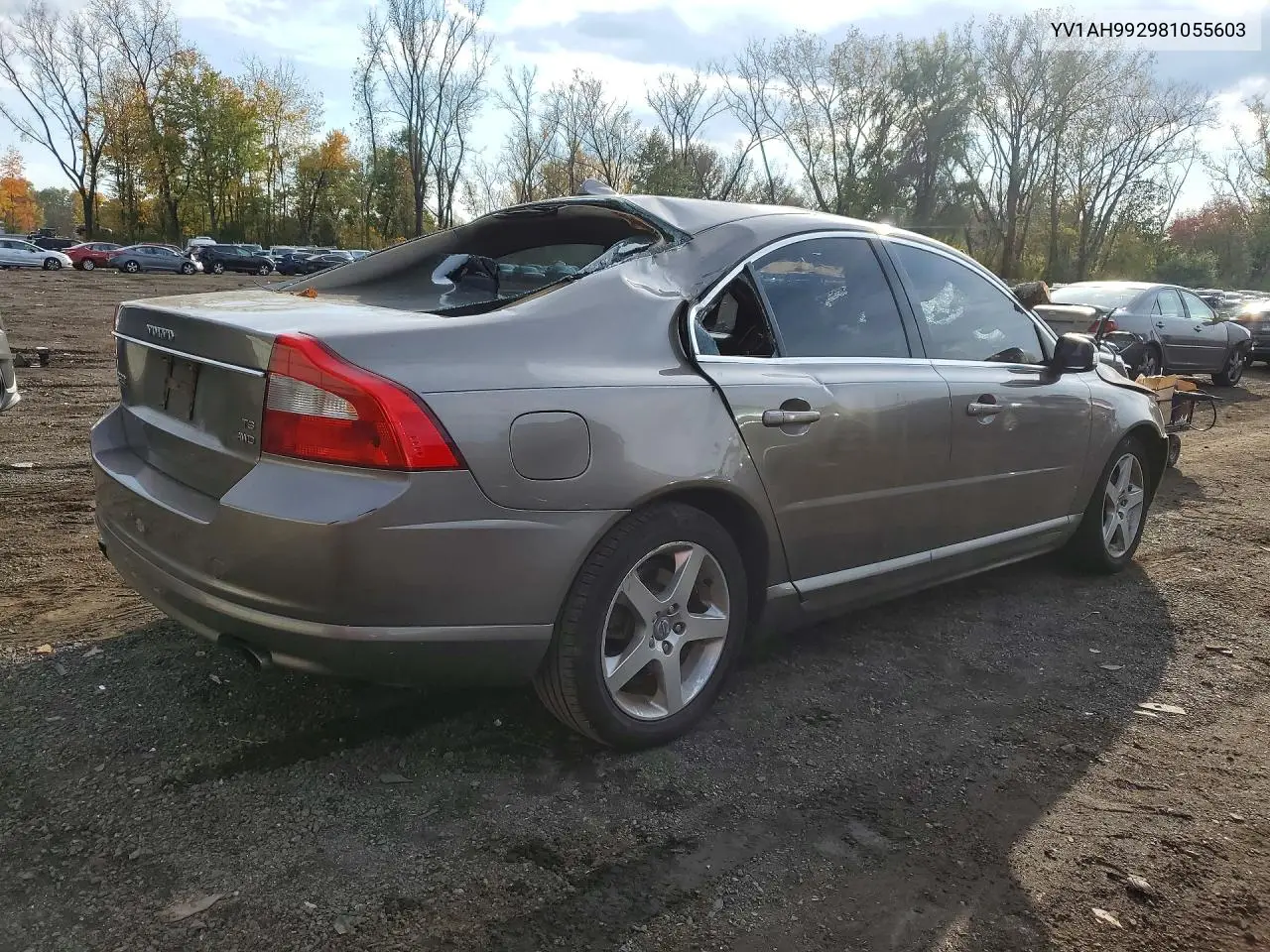 2008 VOLVO S80 VIN YV1AH992981055603 — фото 3