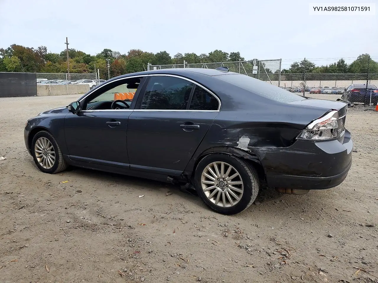 2008 VOLVO S80 VIN YV1AS982581071591 — фото 2