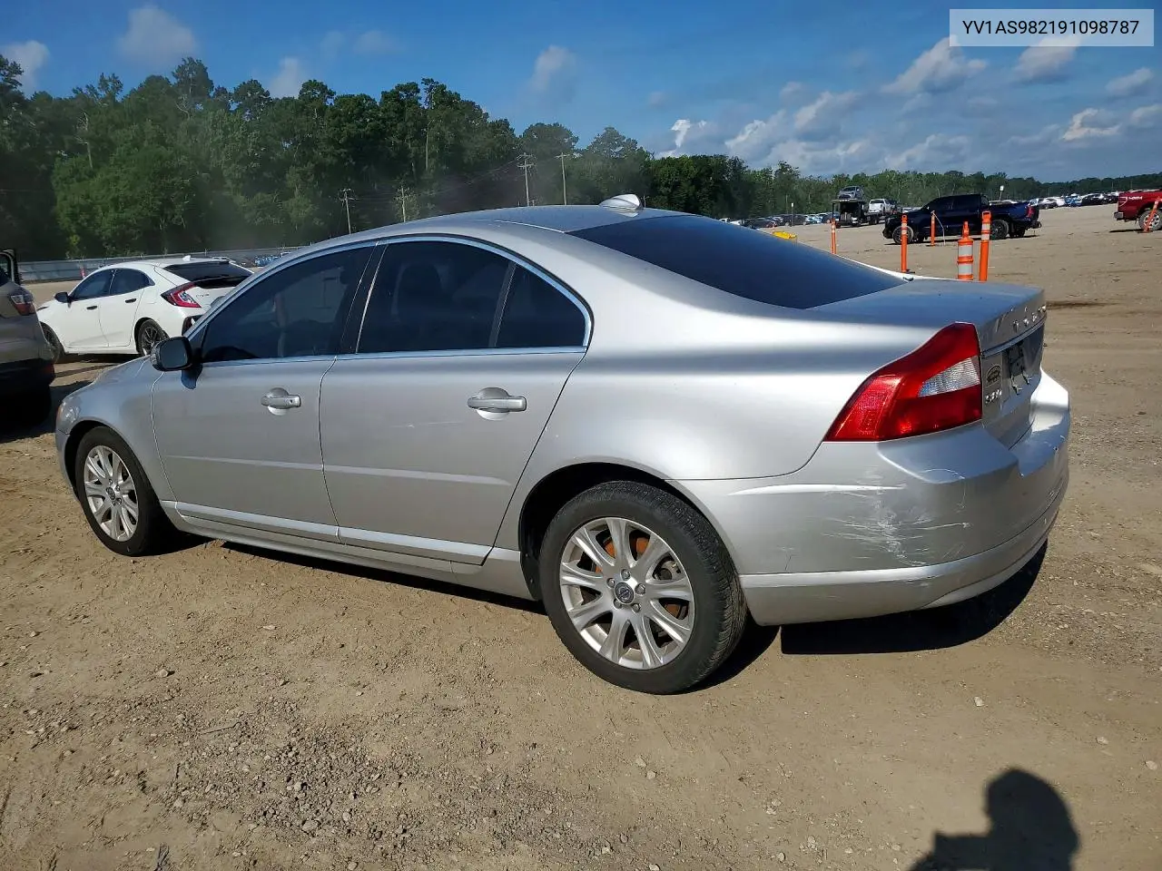 2009 VOLVO S80 VIN YV1AS982191098787 — фото 2