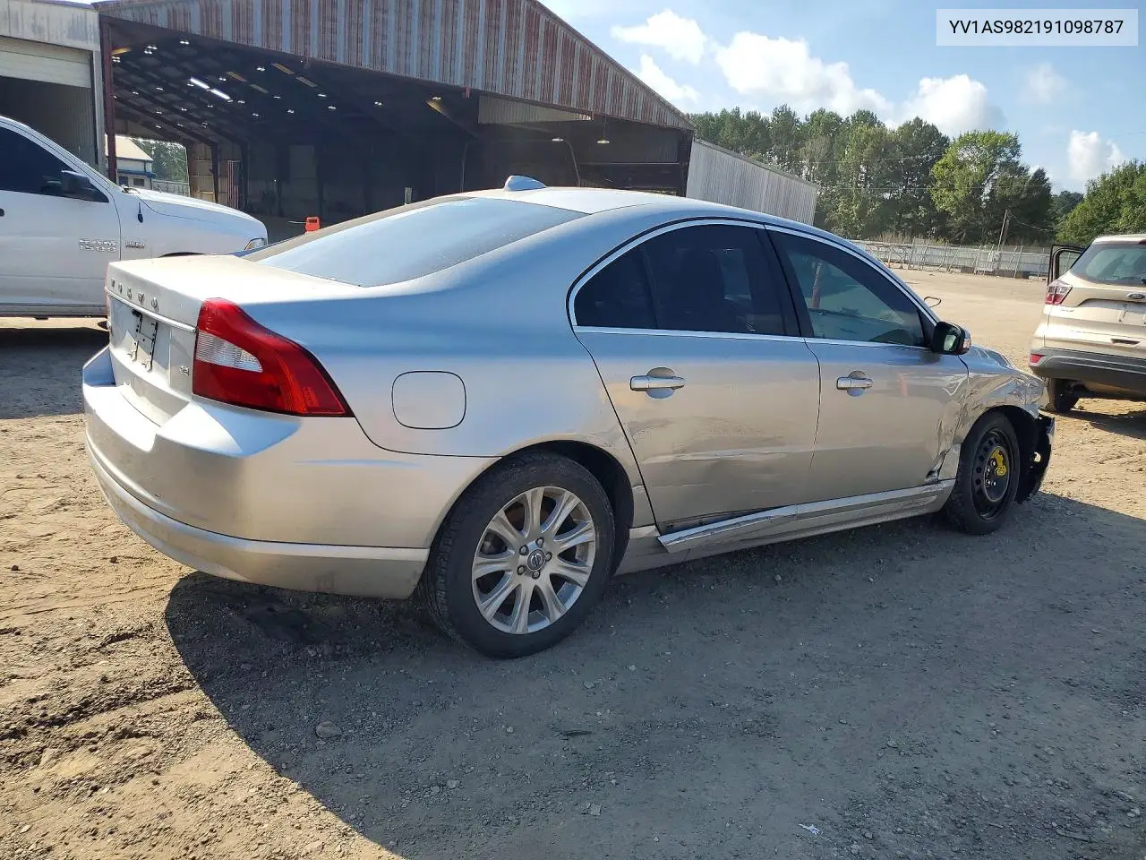 2009 VOLVO S80 VIN YV1AS982191098787 — фото 3