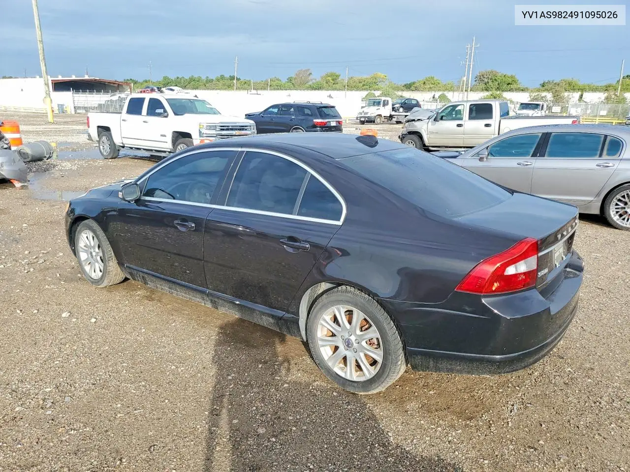 2009 VOLVO S80 VIN YV1AS982491095026 — фото 2