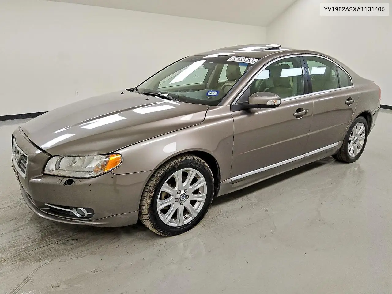 VOLVO S80 2010, VIN YV1982ASXA1131406