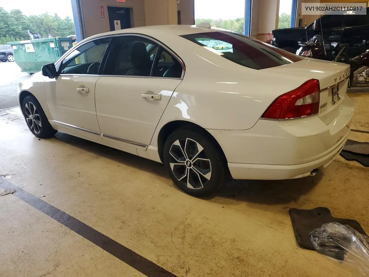 2012 VOLVO S80 VIN YV1902AH2C1160817 — фото 2