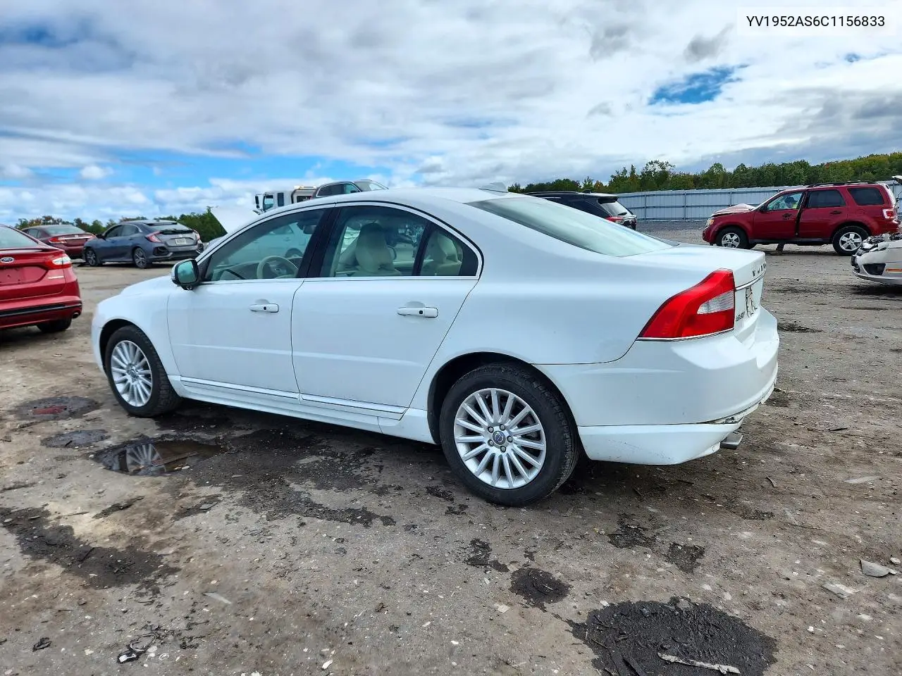 2012 VOLVO S80 VIN YV1952AS6C1156833 — фото 2