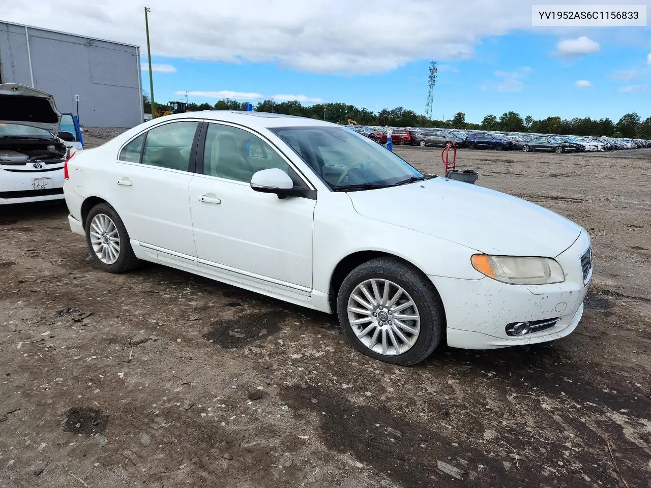 2012 VOLVO S80 VIN YV1952AS6C1156833 — фото 4