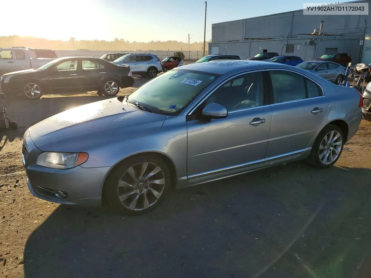VOLVO S80 2013, VIN YV1902AH7D1172043