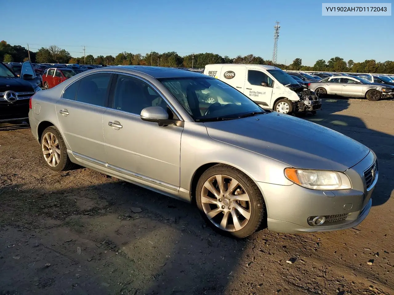2013 VOLVO S80 VIN YV1902AH7D1172043 — фото 4