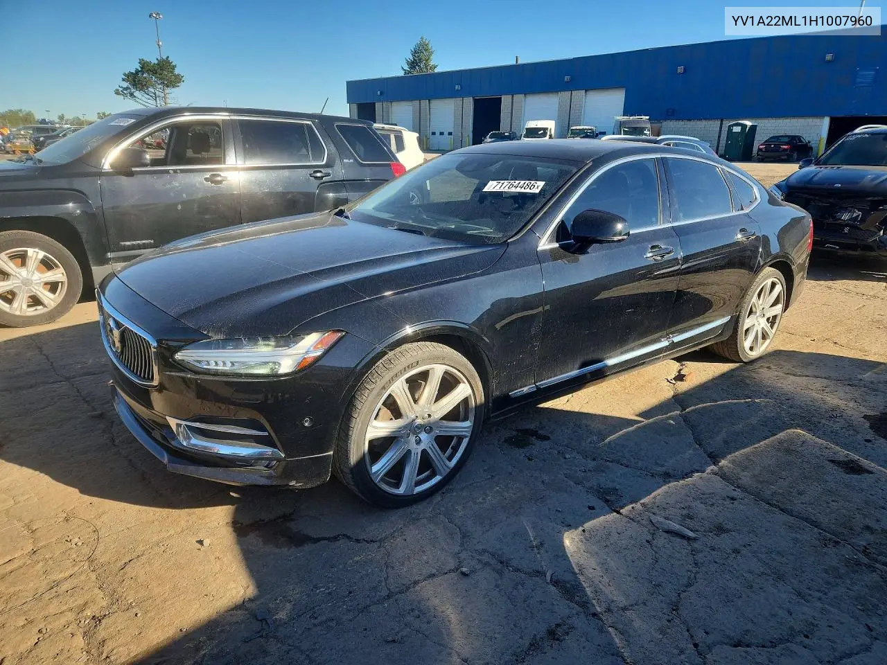 VOLVO S90 2017, VIN YV1A22ML1H1007960