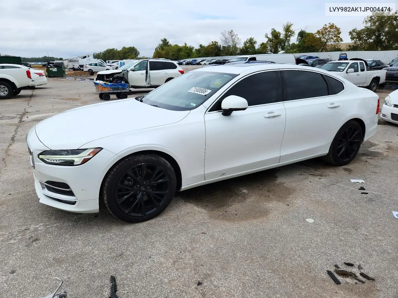 VOLVO S90 2018, VIN LVY982AK1JP004474