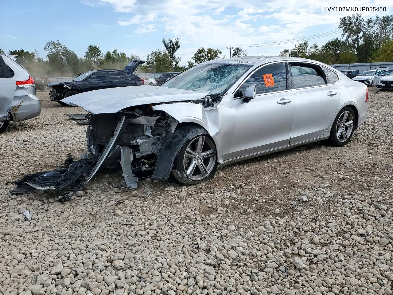 VOLVO S90 2018, VIN LVY102MK0JP055450
