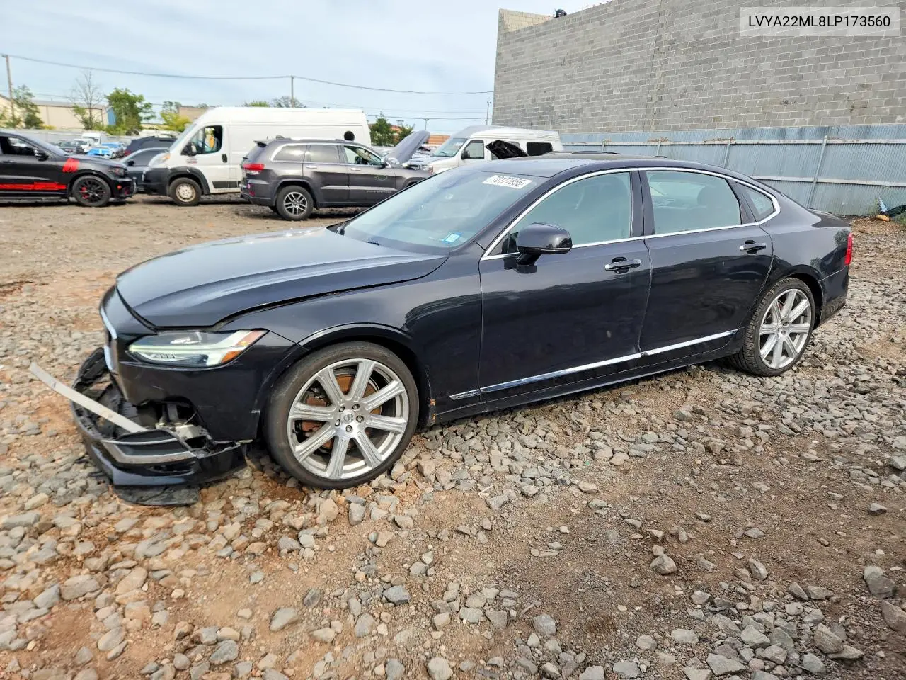 VOLVO S90 2020, VIN LVYA22ML8LP173560