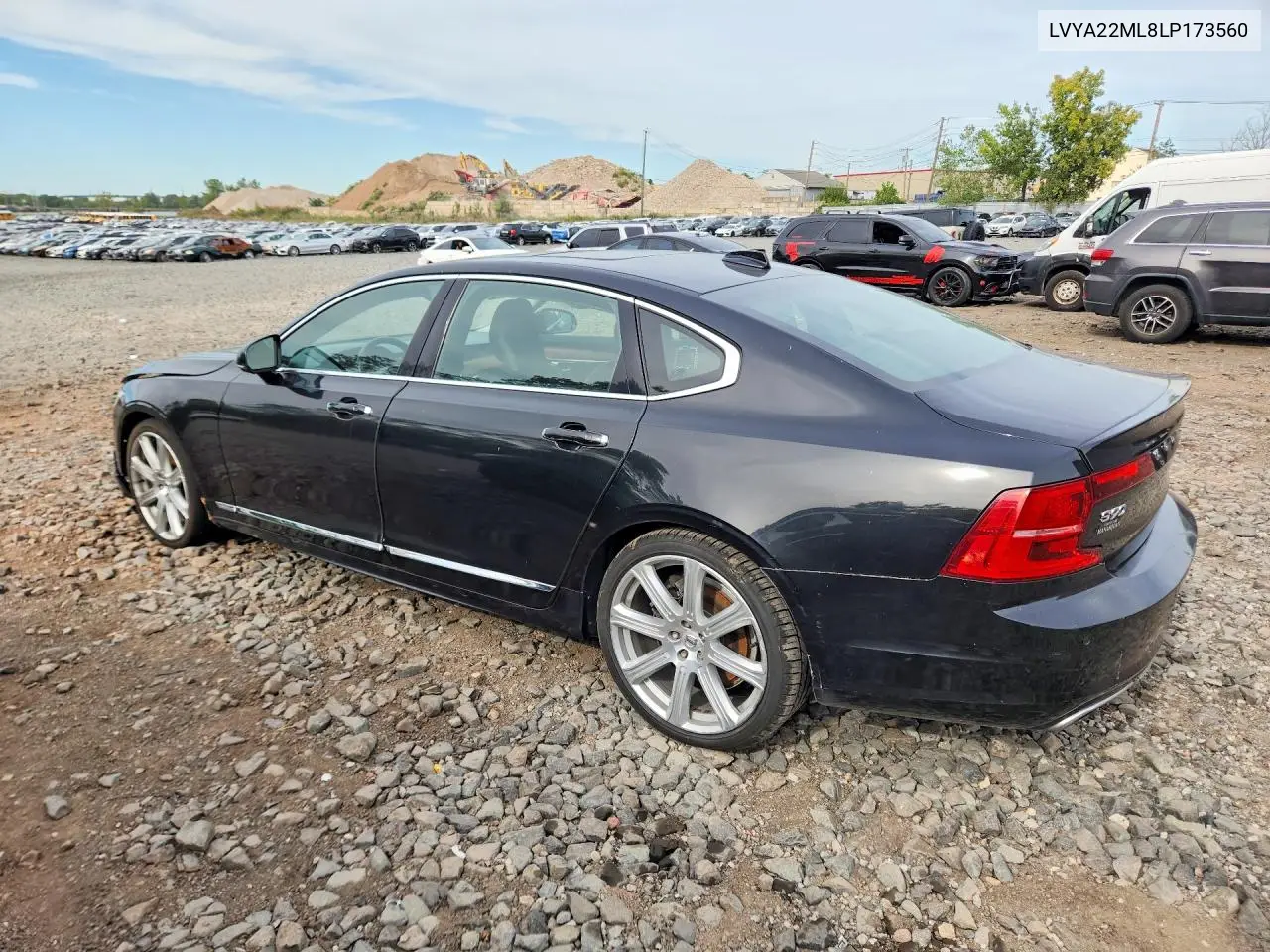 2020 VOLVO S90 VIN LVYA22ML8LP173560 — фото 2