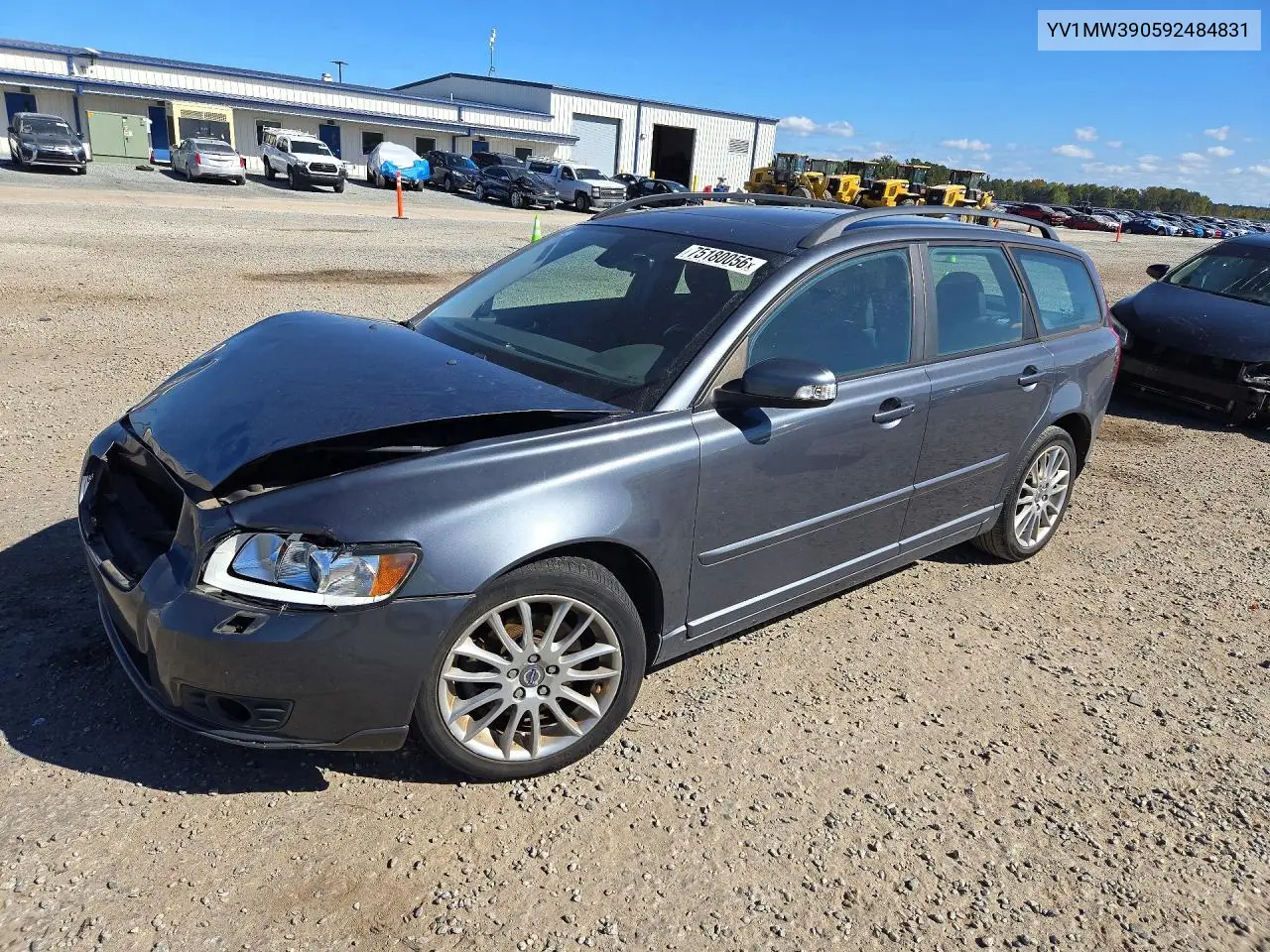 VOLVO V50 2009, VIN YV1MW390592484831