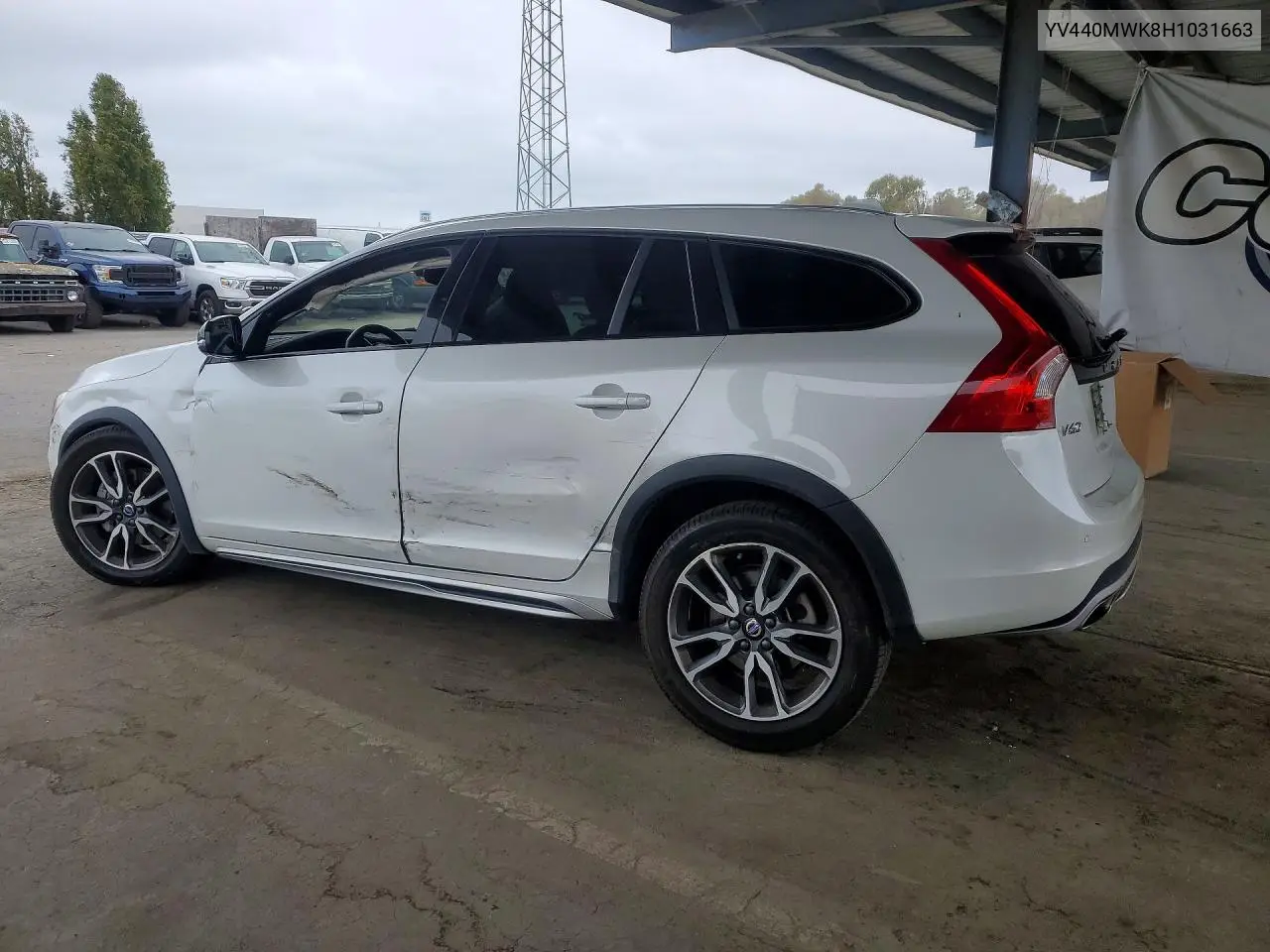 2017 VOLVO V60 CROSS COUNTRY VIN YV440MWK8H1031663 — фото 2