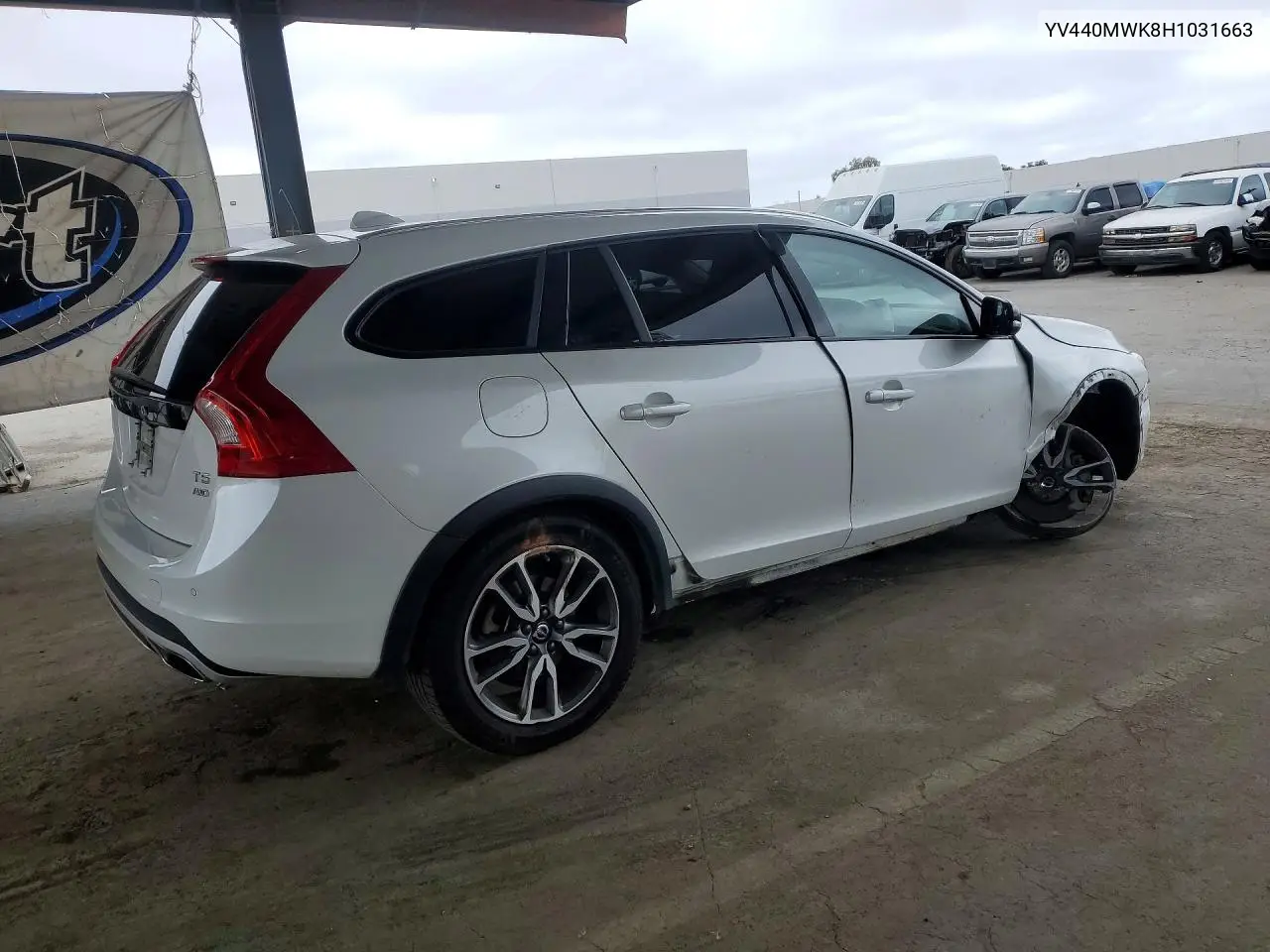 2017 VOLVO V60 CROSS COUNTRY VIN YV440MWK8H1031663 — фото 3