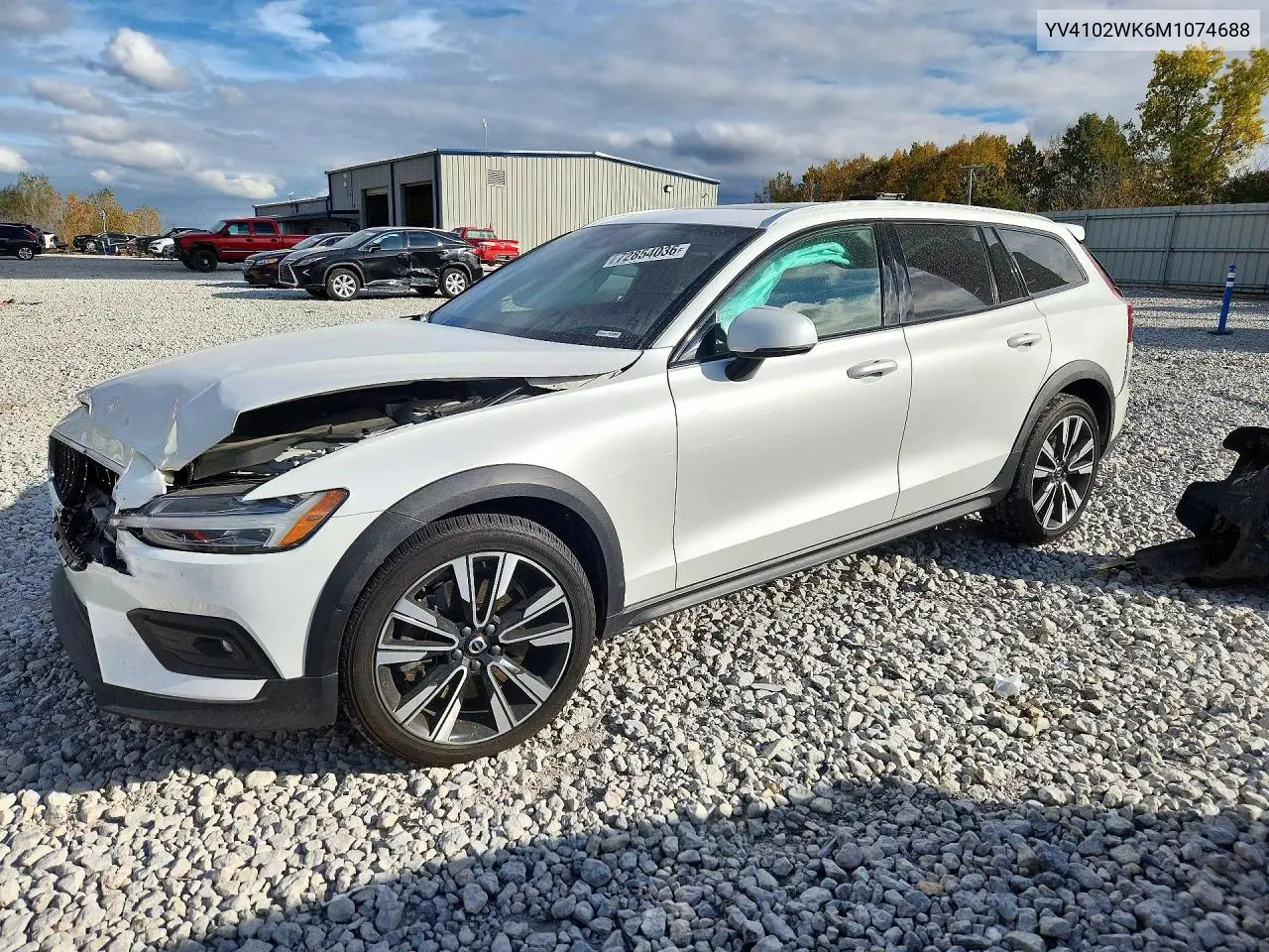 VOLVO V60 CROSS COUNTRY 2021, VIN YV4102WK6M1074688