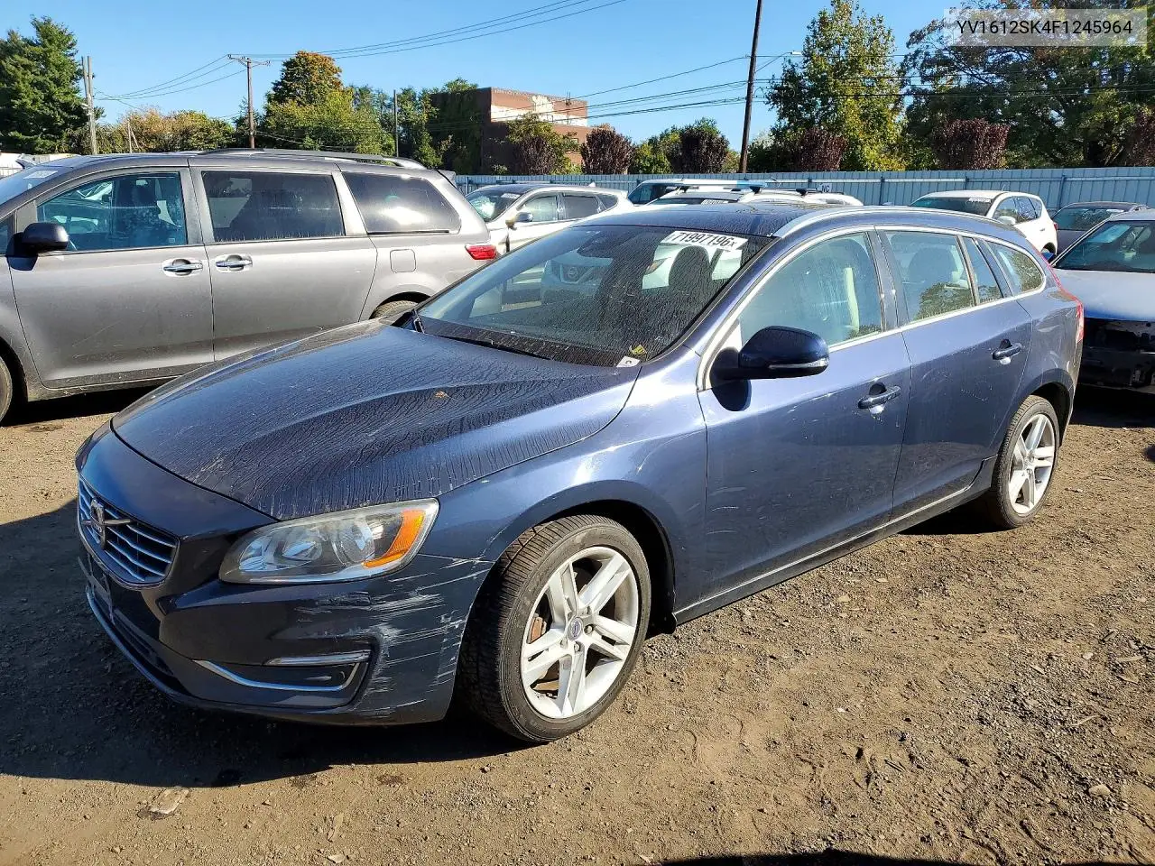 VOLVO V60 2015, VIN YV1612SK4F1245964