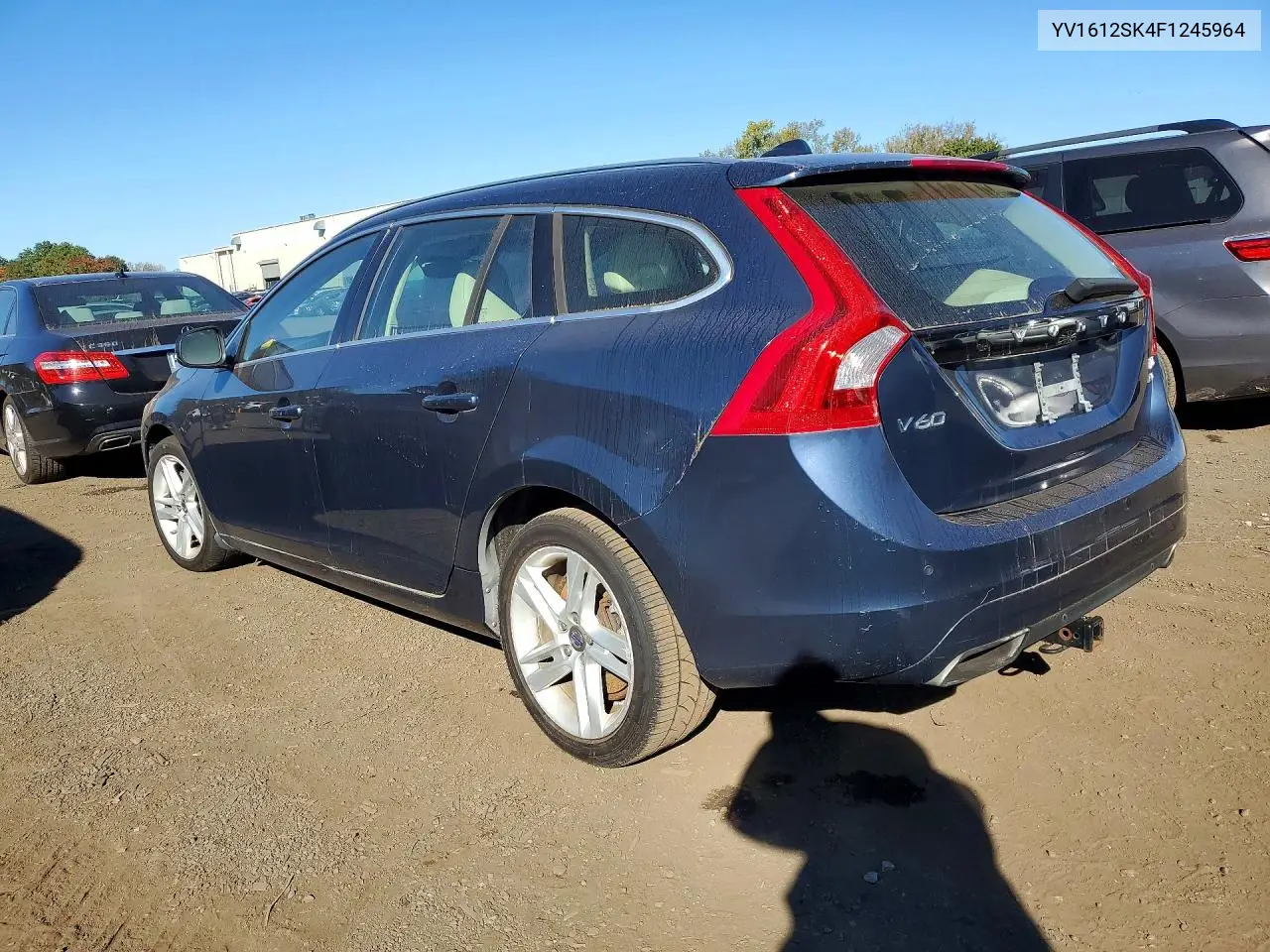 2015 VOLVO V60 VIN YV1612SK4F1245964 — фото 2
