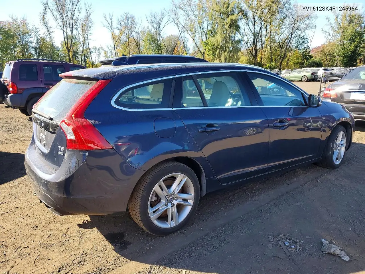 2015 VOLVO V60 VIN YV1612SK4F1245964 — фото 3