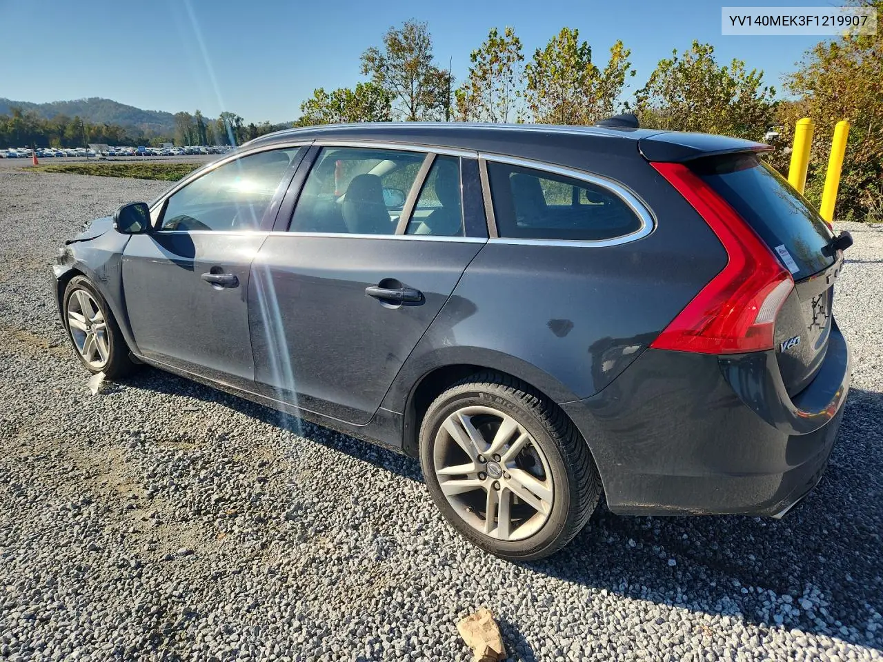 2015 VOLVO V60 VIN YV140MEK3F1219907 — фото 2