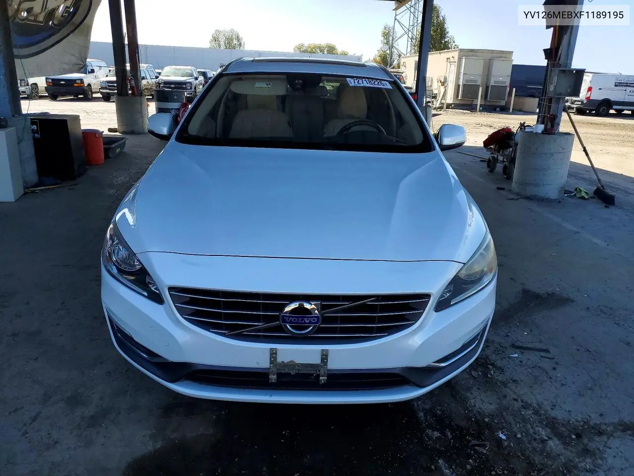 2015 VOLVO V60 VIN YV126MEBXF1189195 — фото 5