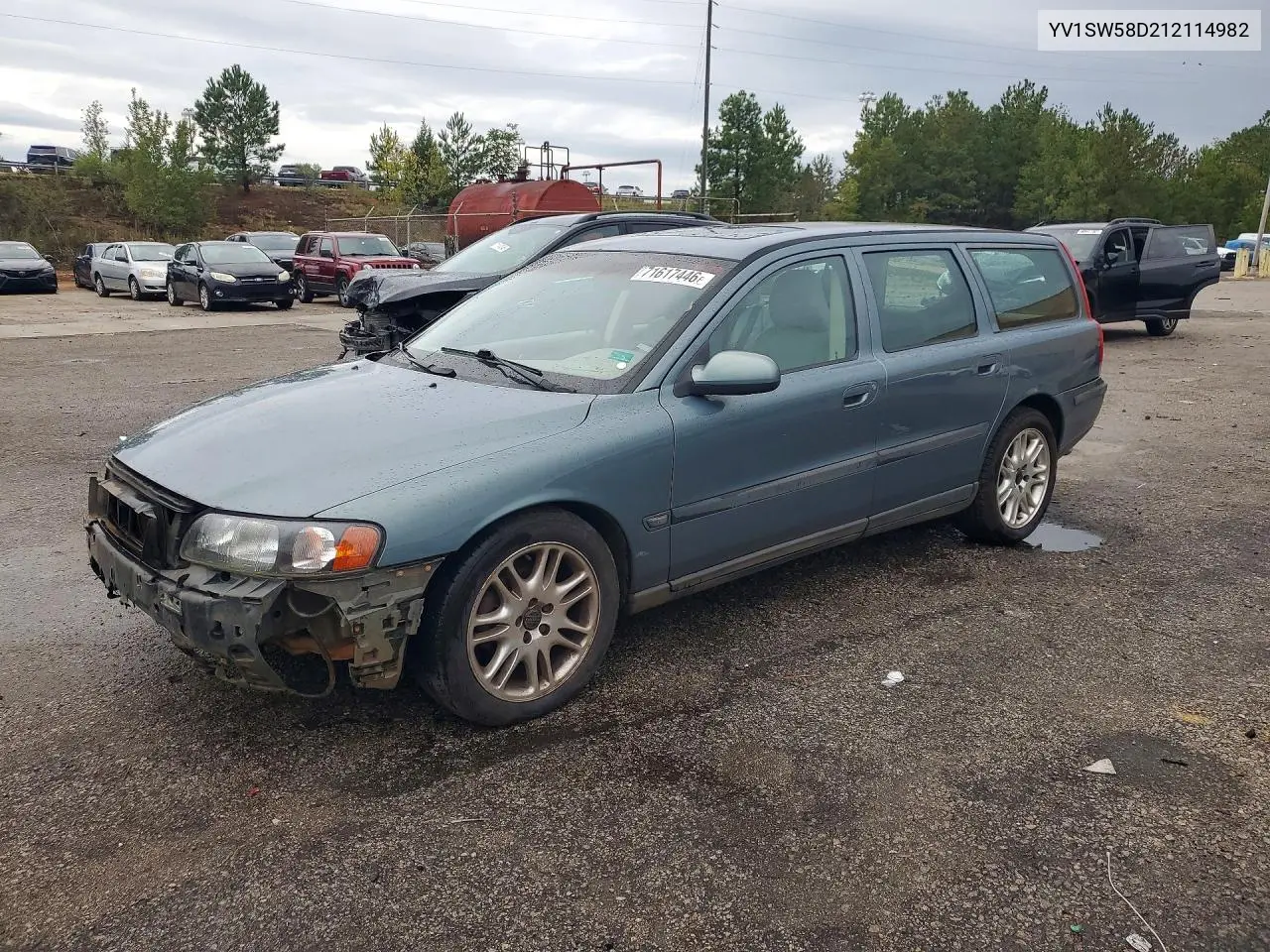 VOLVO V70 2001, VIN YV1SW58D212114982
