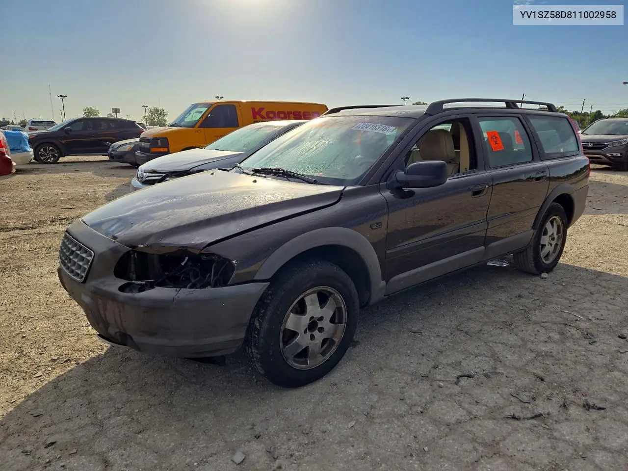 VOLVO V70 2001, VIN YV1SZ58D811002958