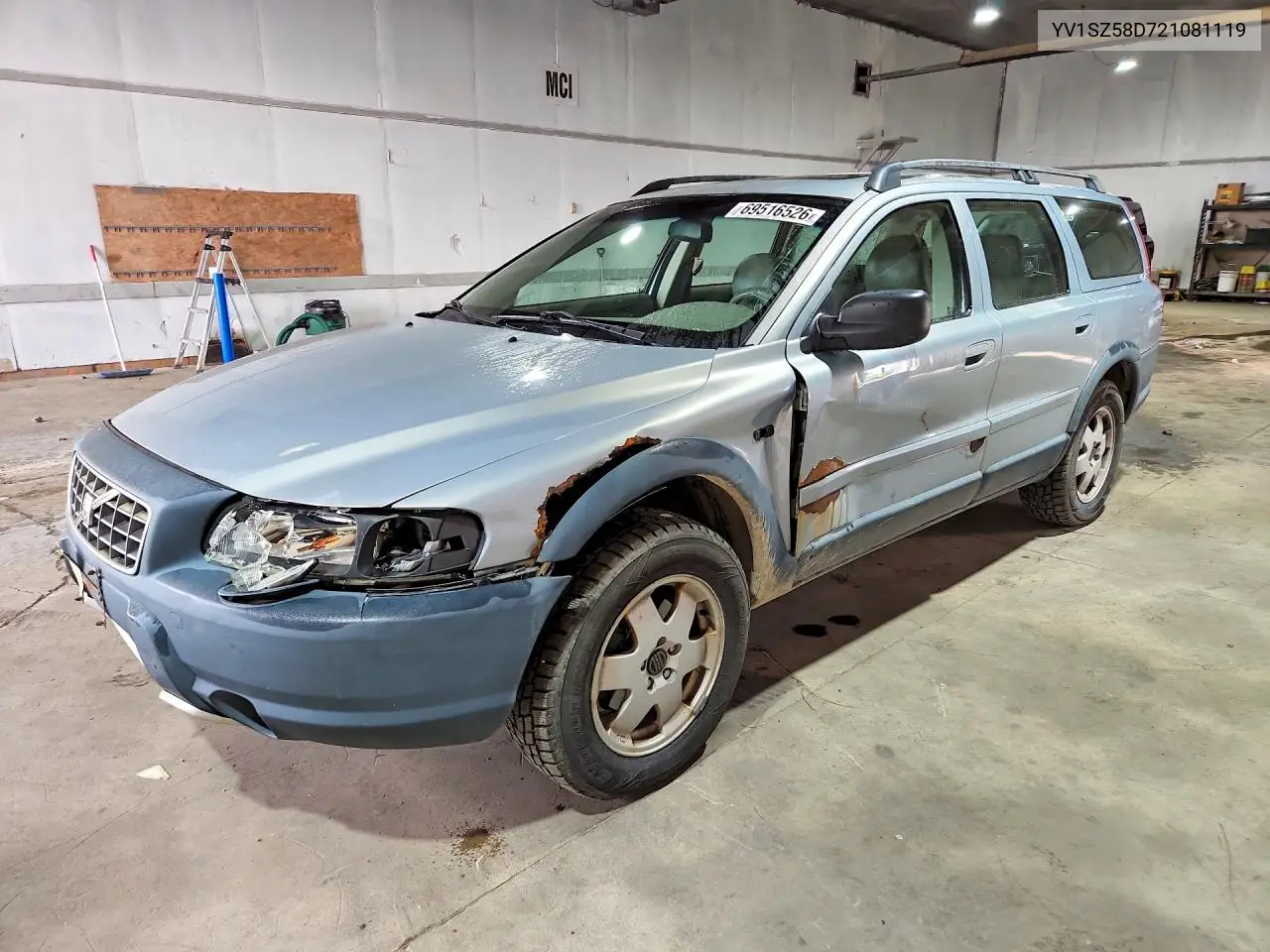 VOLVO V70 2002, VIN YV1SZ58D721081119