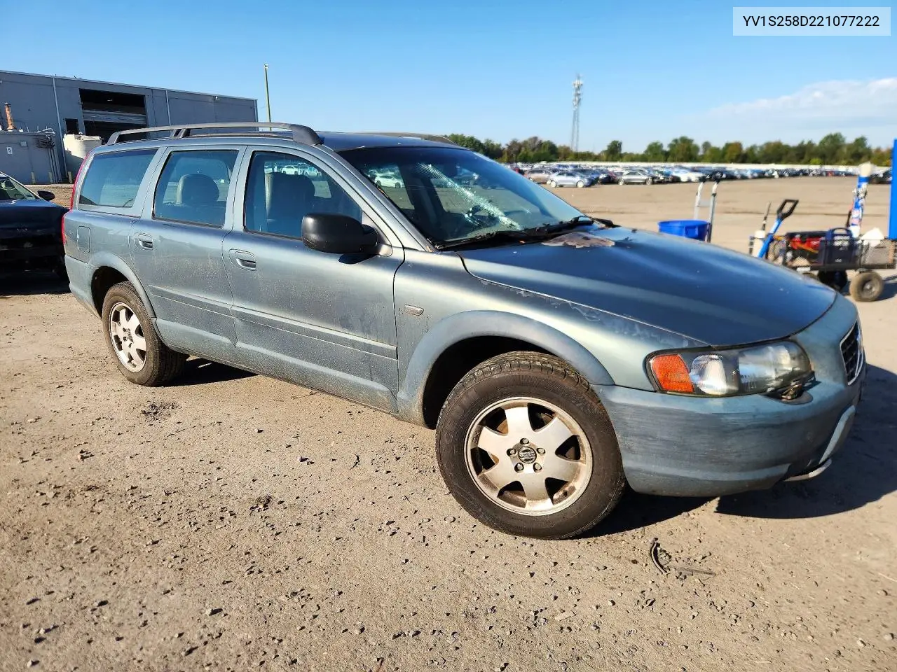 2002 VOLVO V70 VIN YV1S258D221077222 — фото 4