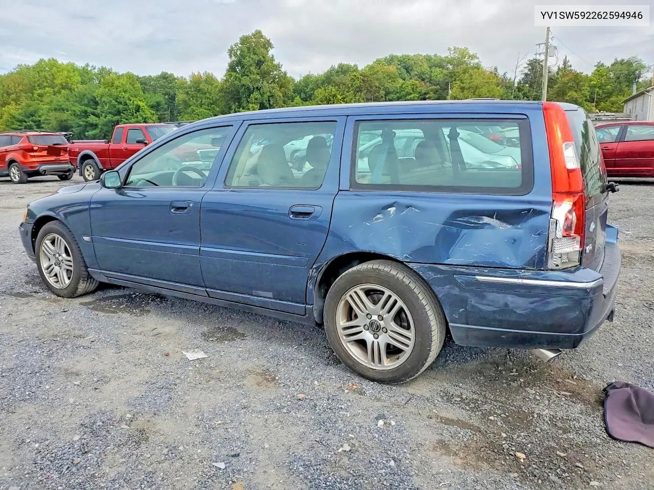 2006 VOLVO V70 VIN YV1SW592262594946 — фото 2