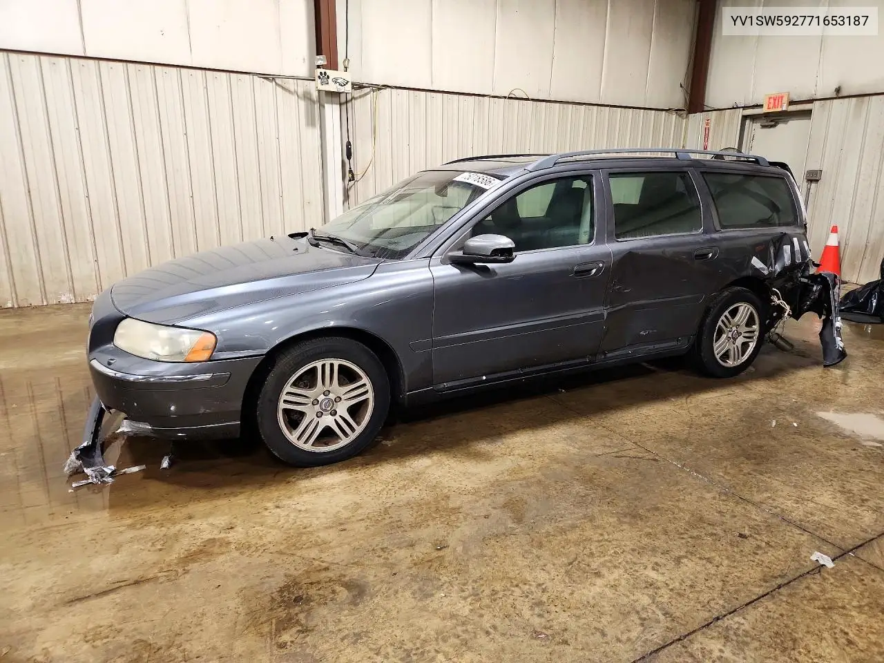 VOLVO V70 2007, VIN YV1SW592771653187