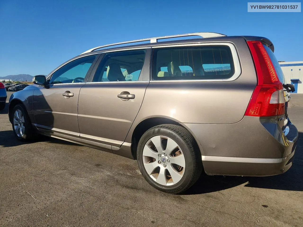 2008 VOLVO V70 VIN YV1BW982781031537 — фото 2