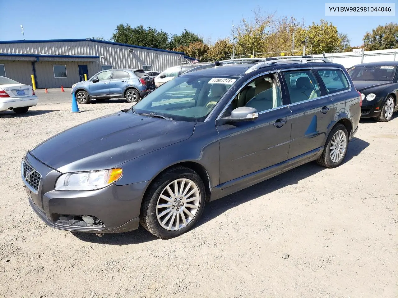 VOLVO V70 2008, VIN YV1BW982981044046